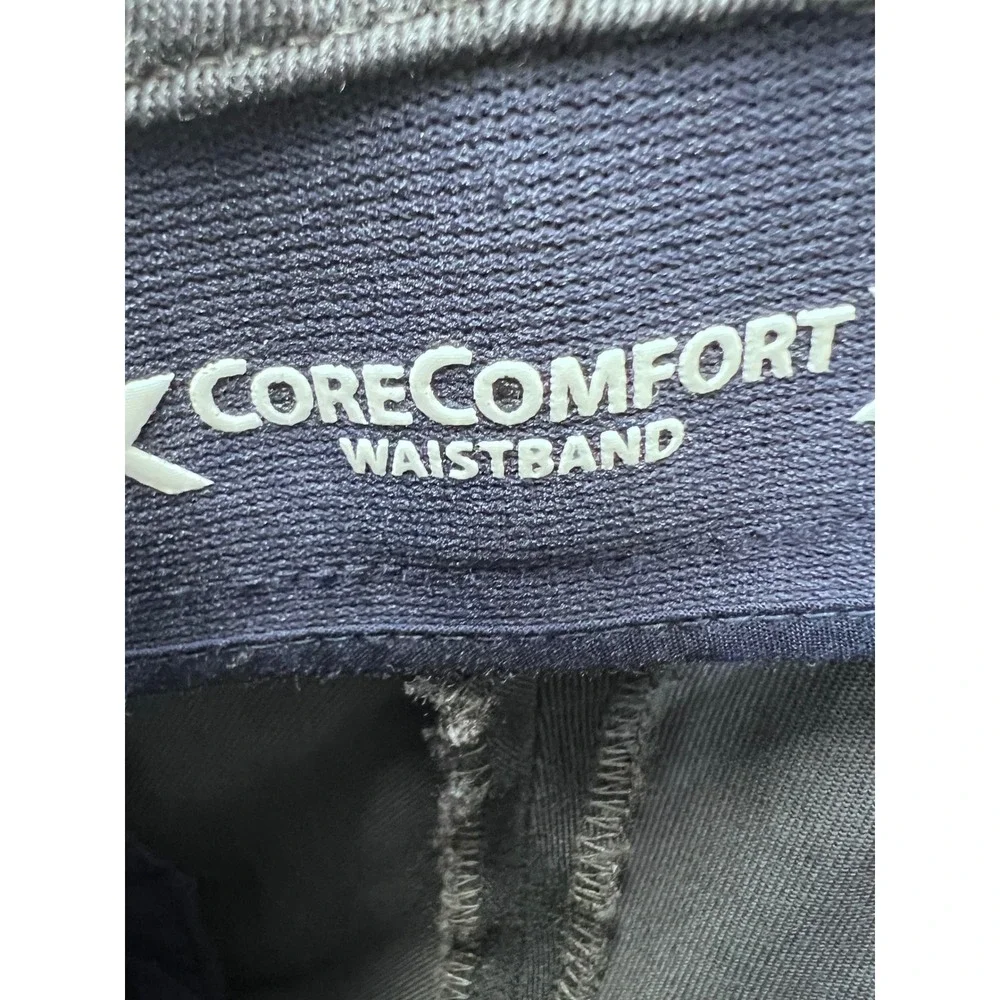 Roundtree & Yorke TravelSmart Mens Grey  Chino Pants 36x36 CoreComfort